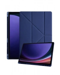 Newface Samsung Galaxy X730 Tab S11 Kalemlikli Mars Tablet Kılıfı - Lacivert