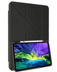 Newface Samsung Galaxy X910 Tab S9 Ultra 14.6 Kılıf Kalemlikli Mars Tablet Kılıfı - Koyu Gri