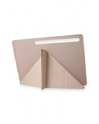 Newface Samsung Galaxy X910 Tab S9 Ultra 14.6 Kılıf Kalemlikli Mars Tablet Kılıfı - Rose Gold