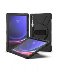 Newface Samsung Galaxy X930 Tab S11 Ultra 14.6 Kılıf Amazing Tablet Kapak - Siyah