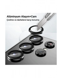 Newface Samsung Galaxy Z Flip 5 Valdez Metal Kamera Lens - Krem