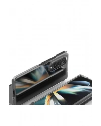 Newface Samsung Galaxy Z Fold 3 Kılıf Fold TPU Silikon - Şeffaf