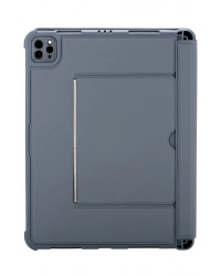 Newface T5510D iPad Pro 13 (2024) Kılıf Palermo Ledli Klavyeli Standlı Tablet Kılıfı - Siyah