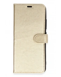 Newface Tecno Camon 20 Prime Trend S Plus Kapaklı Kılıf - Gold