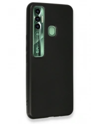 Newface Tecno Spark 7 Pro Kılıf First Silikon - Siyah