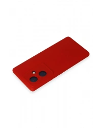Newface Vivo V29 Lite Kılıf Nano içi Kadife Silikon - Kırmızı