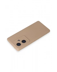 Newface Vivo V29 Lite Kılıf Nano içi Kadife Silikon - Pudra