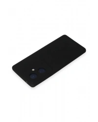 Newface Vivo V29 Lite Kılıf Nano içi Kadife Silikon - Siyah