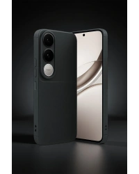 Newface Vivo V50 Lite 4G Auto Focus Karbon Kapak - Siyah