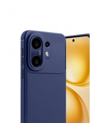 Newface Vivo X200 FE Auto Focus Karbon Kapak - Lacivert