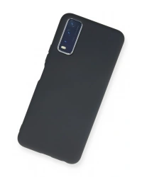 Newface Vivo Y11S Kılıf Nano içi Kadife Silikon - Lacivert