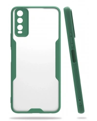 Newface Vivo Y11S Kılıf Platin Silikon - Yeşil