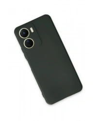 Newface Vivo Y16 Kılıf First Silikon - Koyu Yeşil