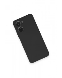 Newface Vivo Y16 Kılıf Nano içi Kadife Silikon - Siyah