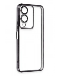 Newface Vivo Y17S Kılıf Razer Lensli Silikon - Siyah