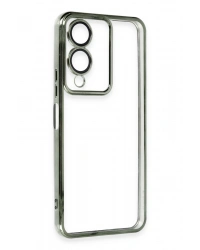 Newface Vivo Y17S Kılıf Razer Lensli Silikon - Yeşil