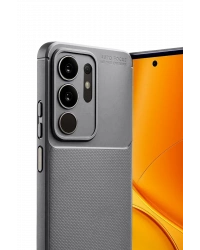 Newface Vivo Y29 4G Auto Focus Karbon Kapak - Gri