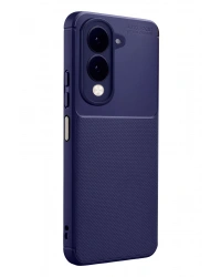 Newface Vivo Y29S Auto Focus Karbon Kapak - Lacivert