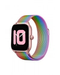 Newface Watch 20mm Metal Mıknatıslı Kordon - Gökkuşağı