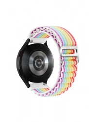 Newface Watch 22mm KR410 Kumaş Kordon - Gökkuşağı