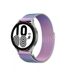 Newface Watch 22mm Metal Mıknatıslı Kordon - Rainbow