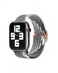 Newface Watch 22mm Star Kordon - Gri-Siyah