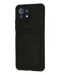 Newface Xiaomi Mi 11 Kılıf Kelvin Kartvizitli Silikon - Siyah