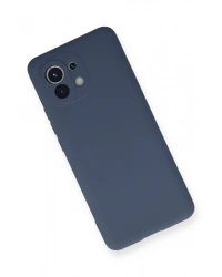 Newface Xiaomi Mi 11 Kılıf Nano içi Kadife Silikon - Gri