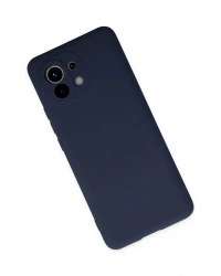 Newface Xiaomi Mi 11 Kılıf Nano içi Kadife Silikon - Lacivert