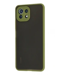 Newface Xiaomi Mİ 11 Lite Kılıf Montreal Silikon Kapak - Açık Yeşil