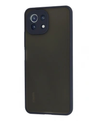 Newface Xiaomi Mİ 11 Lite Kılıf Montreal Silikon Kapak - Lacivert