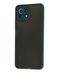 Newface Xiaomi Mİ 11 Lite Kılıf Montreal Silikon Kapak - Yeşil