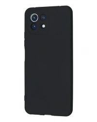 Newface Xiaomi Mİ 11 Lite Kılıf Nano içi Kadife Silikon - Lacivert