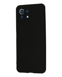 Newface Xiaomi Mİ 11 Lite Kılıf Nano içi Kadife Silikon - Siyah