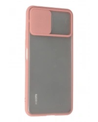 Newface Xiaomi Mİ 11 Lite Kılıf Palm Buzlu Kamera Sürgülü Silikon - Pembe