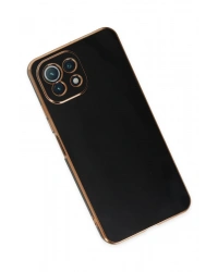 Newface Xiaomi Mİ 11 Lite Kılıf Volet Silikon - Siyah