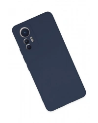 Newface Xiaomi Mi 12 Lite Kılıf Nano içi Kadife Silikon - Lacivert