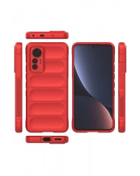 Newface Xiaomi Mi 12 Lite Kılıf Optimum Silikon - Kırmızı