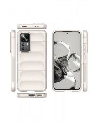 Newface Xiaomi Mi 12T Pro Kılıf Optimum Silikon - Krem