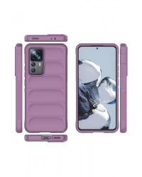 Newface Xiaomi Mi 12T Pro Kılıf Optimum Silikon - Mor