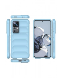 Newface Xiaomi Mi 12T Pro Kılıf Optimum Silikon - Sky Blue