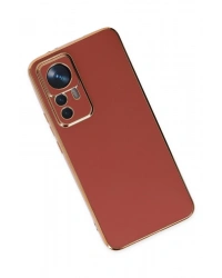 Newface Xiaomi Mi 12T Pro Kılıf Volet Silikon - Kırmızı