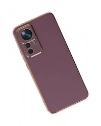 Newface Xiaomi Mi 12T Pro Kılıf Volet Silikon - Mor