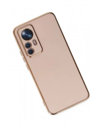 Newface Xiaomi Mi 12T Pro Kılıf Volet Silikon - Pembe