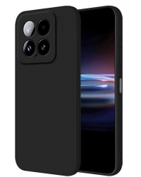 Newface Xiaomi Mi 14T Pro Kılıf Nano içi Kadife Silikon - Siyah