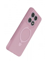 Newface Xiaomi Mi 14T Pro Regal Magsafe Standlı Kapak - Açık Pembe