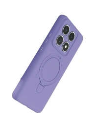 Newface Xiaomi Mi 14T Pro Regal Magsafe Standlı Kapak - Lila