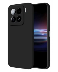 Newface Xiaomi Mi 15 Kılıf Nano içi Kadife Silikon - Siyah