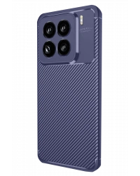 Newface Xiaomi Mi 15 Pro Kılıf Auto Focus Karbon Kapak - Lacivert