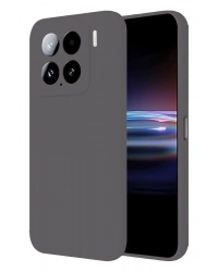 Newface Xiaomi Mi 15 Pro Kılıf Nano içi Kadife Silikon - Gri